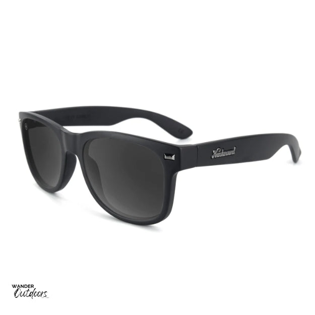 Knockaround Fort Knocks Sunglasses Black on Black Birds Eye View