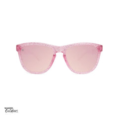 Knockaround Kids Premiums Sunglasses Pink Sparkles Front View