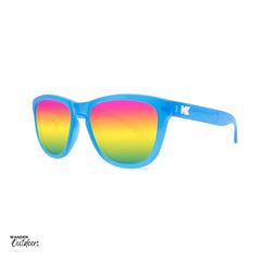Knockaround Kids Premiums Sunglasses Rainbow Blues Side View