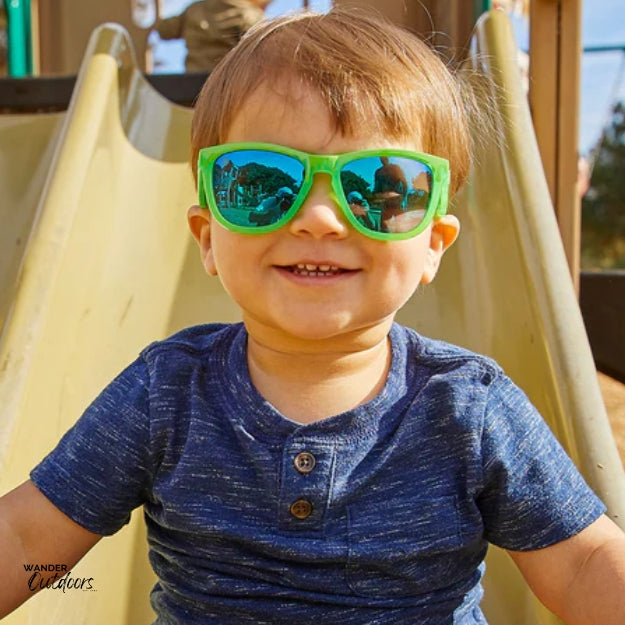 Knockaround Kids Premiums Sunglasses Slime Time Toddler on Slide