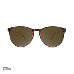 Knockaround Mai Tais Sunglasses Glossy Tortoise Shell Amber Front View