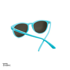 Knockaround Mai Tais Sunglasses Glossy Turquoise Sunset Rear Frame View