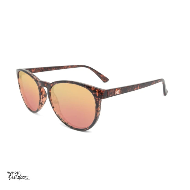 Knockaround Mai Tais Sunglasses Pink Ink Flyover