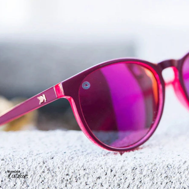 Knockaround Mai Tais Sunglasses Watermelon Geode Close Up