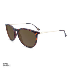 Knockaround Mary Janes Sunglasses Glossy Tortoise Shell Unisex Flyover
