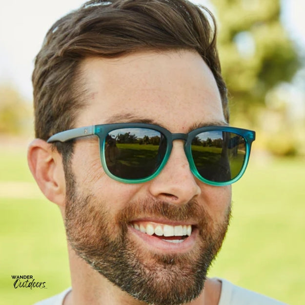 Knockaround Paso Robles Sunglasses Rising Tide Man at Park