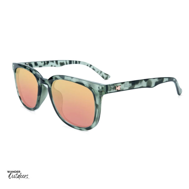 Knockaround Paso Robles Sunglasses Slate Tortoise Shell Flyover