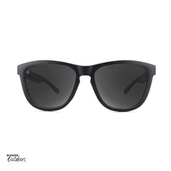Knockaround Premiums Sport Sunglasses Black on Black Front View