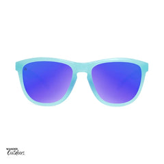 Knockaround Premiums Sport Sunglasses Icy Blue Moonshine Front View