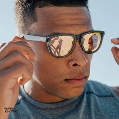Knockaround Premiums Sport Sunglasses Jelly Grey Peach Guy Training