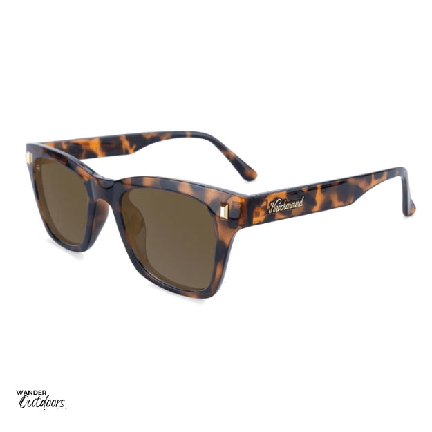 Unisex Knockaround Seventy Nines Sunglasses Glossy Tortoise Shell Flyover