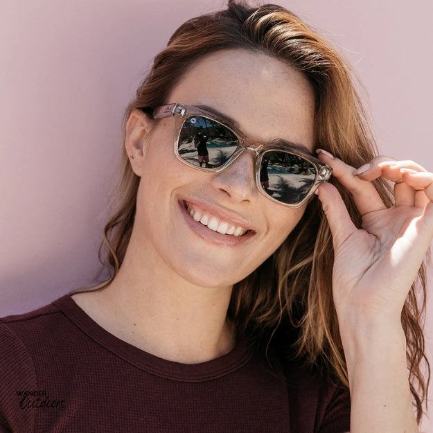 Unisex Knockaround Seventy Nines Sunglasses Sandbar at the beach