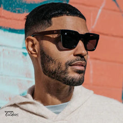 Affordable Unisex Knockaround Songbirds Sunglasses Piano Black Outside