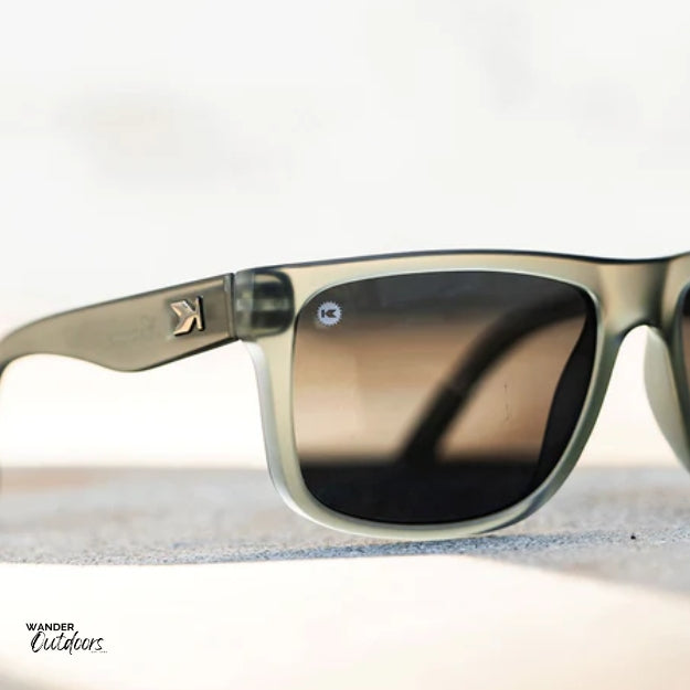 Affordable Unisex Knockaround Torrey Pines Sunglasses Shadow Catcher Close Up