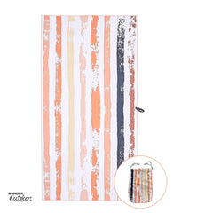 Newlyfe Beach Towel & Pouch Coral Bay