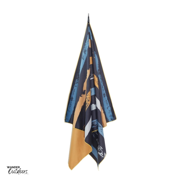 Newlyfe Beach Towel Freshwater Pattern Hanging via hanging loop