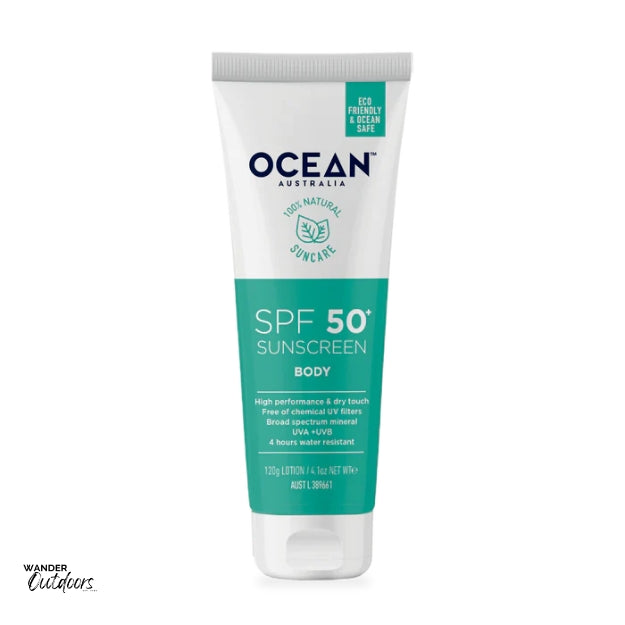 Ocean Australia SPF 50+ Body Sunscreen 120g Front