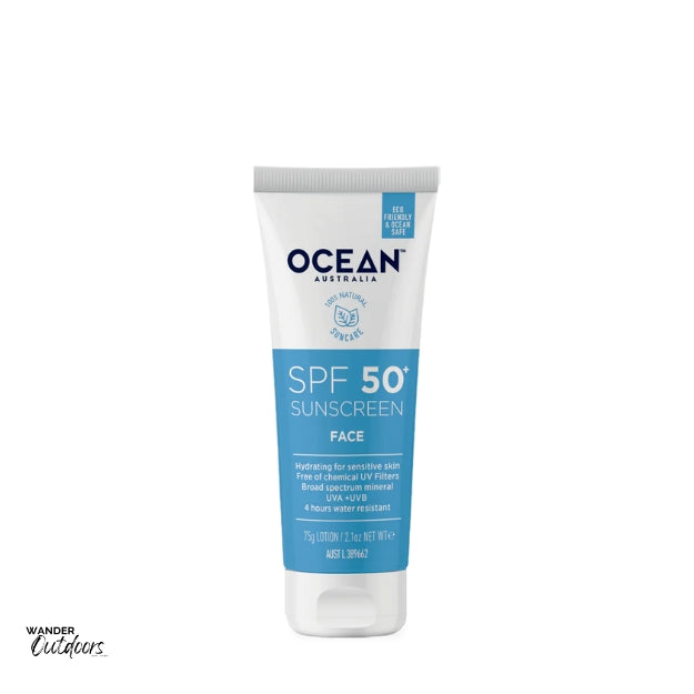Ocean Australia SPF 50+ Face Sunscreen 75g Front