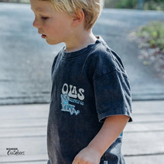 Olas Supply Co. She'll Be Right Mini Tee Front Side View