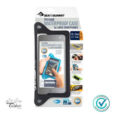 Sea to Summit TPU Guide Waterproof Phone Case – IPX8 rated clear TPU pouch for smartphones at Wander Outdoors Australia.