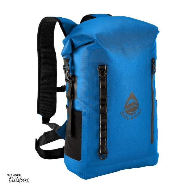 SkogAKust BackSåk Pro - Waterproof Blue Backpack