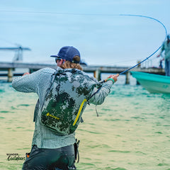 SkogAKust BackSåk - Waterproof Digi Camo Backpack Out Fishing