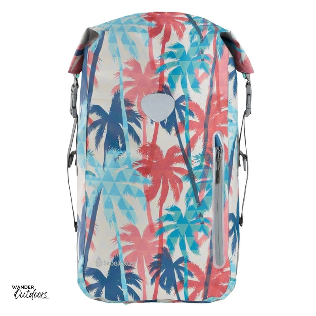 SkogAKust BackSåk - Waterproof Palms Backpack Front View