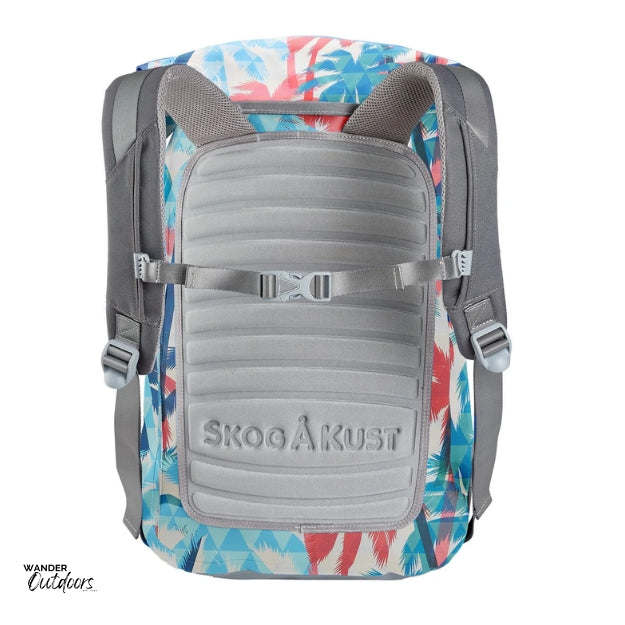 SkogAKust BackSåk - Waterproof Palms Backpack Rear Back Padding and Strap View