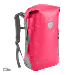 SkogAKust BackSåk - Waterproof Pink Backpack Semi Side View