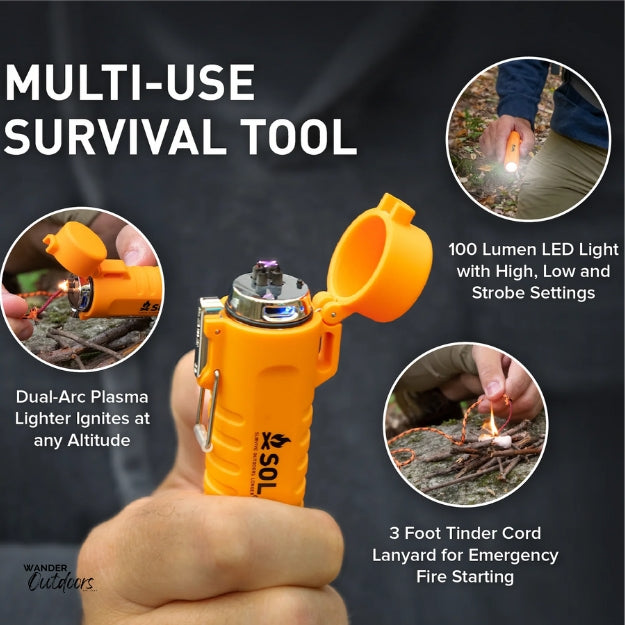 SOL Fire Liteβ’ Fuel-Free Lighter Multi Use Tool