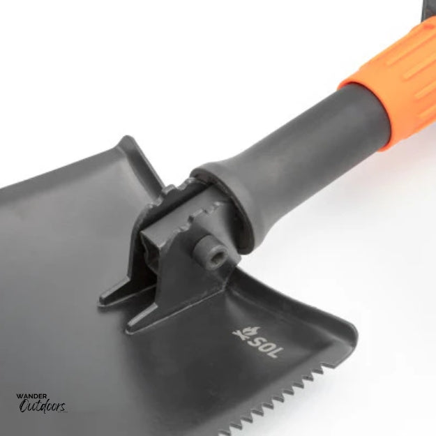 SOL Packable Field Shovel Close up
