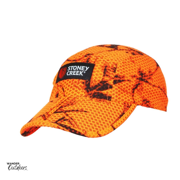 Stoney Creek Airmesh Split Peak Cap Blaze Orange