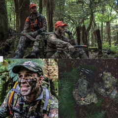 Stoney Creek Airmesh Split Peak Cap Blaze Orange, TCF worn in the field