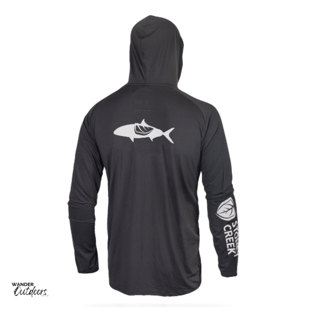 Stoney Creek Apex Cooling Hoodie Black Back