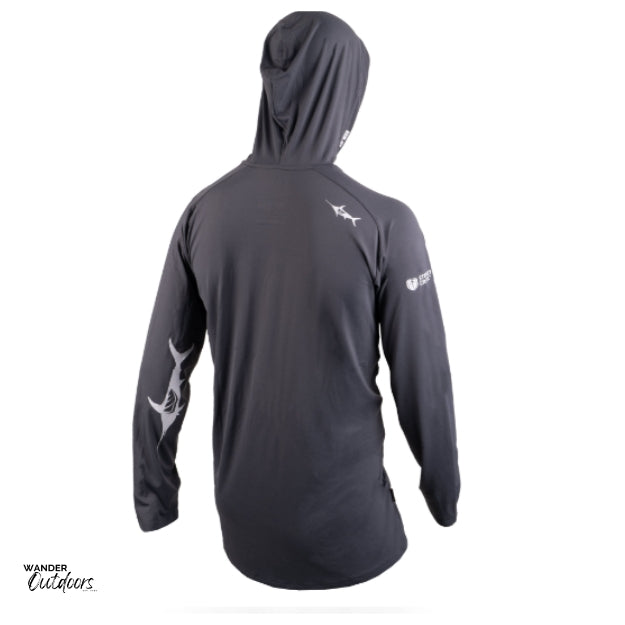 Stoney Creek Apex Cooling Hoodie Dark Shadow Back