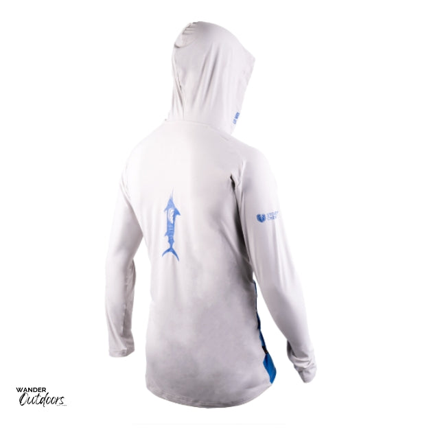 Stoney Creek Apex Cooling Hoodie Strong Blue Antarctica Back