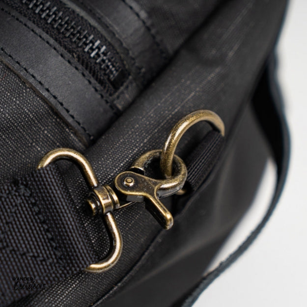 Stoney Creek Canvas Duffle Bag Strap Loop Close Up