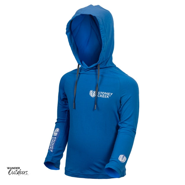 Stoney Creek Kid's Apex Hoodie Strong Blue