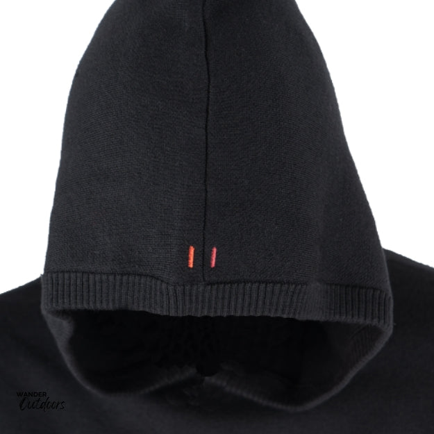 Stoney Creek Tavern Merino Hoodie Close Up