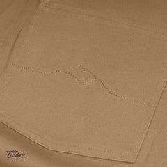 Stoney Creek Men's Urban Trousers in Tobacco rear pocket close up