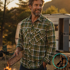 Swanndri Men's Full Button Egmont Flannel Shirt