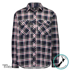 Swanndri Men's Full Button Egmont Flannel Shirt