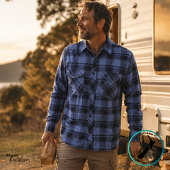 Swanndri Men's Full Button Egmont Flannel Shirt
