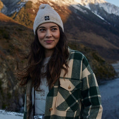 Swanndri Hutton Turn Up Bobble Beanie