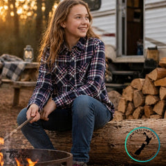 Swanndri Kid's Full Button Egmont Flannel Shirt