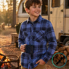 Swanndri Kid's Full Button Egmont Flannel Shirt