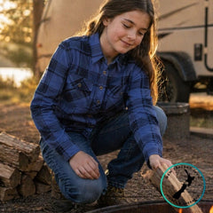 Swanndri Kid's Full Button Egmont Flannel Shirt
