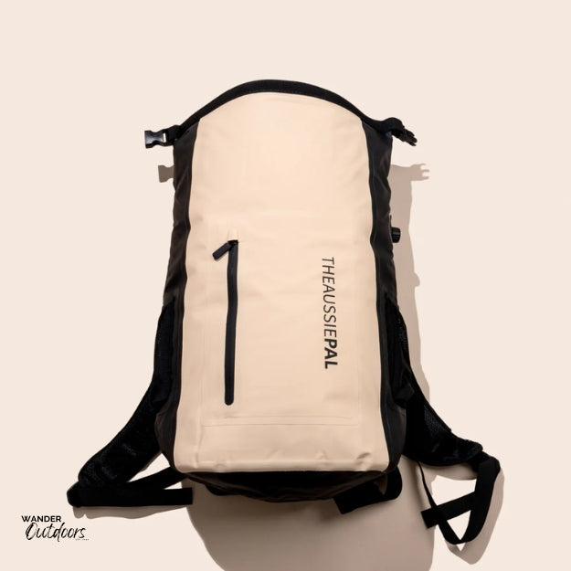 The Aussie Pal - Insulated 20L Cooler 2in1 Backpack in Sand