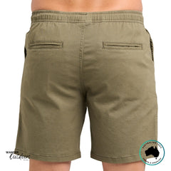 The Mad Hueys Stranded Elastic 18" Chino Shorts