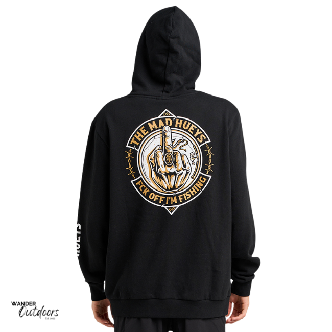 The Mad Hueys FK Off Fish On Hoodie Back